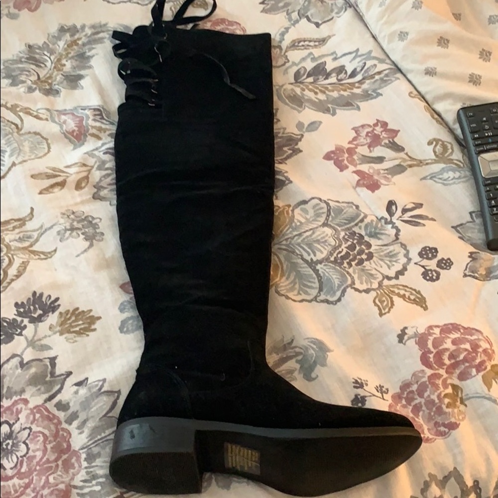 Shoe Dazzle thigh high boots